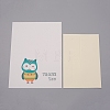 Envelope and Animal Pattern Thank You Cards Sets DIY-WH0161-22E-1