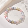 Dyed & Heated Natural Quartz Beads Stretch Bracelets for Women BJEW-JB13167-1