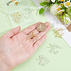 10Pcs 2 Styles Brass Pendants KK-BBC0025-96-3