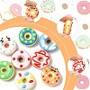 8Pcs 8 Colors Handmade Porcelain Enamel Beads PORC-FS0001-50-3