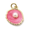 Brass Enamel Pendants KK-A266-36G-2