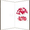 Bamboo Greeting Card & Paper Envelope with Bowknot AJEW-WH0202-009-2