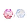 Electroplate Transparent Glass Beads EGLA-Q140-01-A01-2