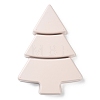 Christmas Tree Shaped Plastic Snack Dried Tray Box DJEW-Q003-01C-3