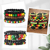 1400Pcs 4 Colors Natural Maple Wood Beads WOOD-SP0002-02-7