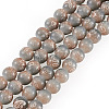 1 Strand Baking Paint Glass Beads Strands DGLA-TADJ0001-02E-2