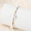 304 Stainless Steel Oval Link Chain Bracelets for Women BJEW-JB14165-2