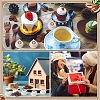 60Pcs 4 Colors Resin Coffee Miniature Ornaments DOLL-YW0001-03-5