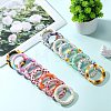 5Pcs Ring Food Grade Eco-Friendly Silicone Focal Beads JX893L-5