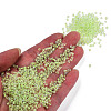 Glow in the Dark Luminous Transparent 8/0 Glass Seed Beads SEED-YWC0001-01I-5