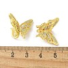 Brass Micro Pave Clear Cubic Zirconia Pendants KK-A236-11G-3