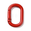 Spray Painted Alloy Spring Gate Rings PALLOY-K257-02-2