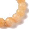 10mm Round Natural Yellow Jade Braided Bead Bracelets BJEW-C067-01C-12-3