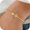 Alloy Beads Stretch Bracelets for Women FS-WG09F24-24-1