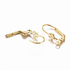 304 Stainless Steel Leverback Earring Findings STAS-H558-32G-2