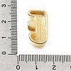 Brass Slide Charms KK-E802-33G-E-3