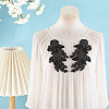 1Pair Flower Beading Cloth Embroidery Ornaments Accessories DIY-FG0010-47B-4