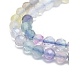 Natural Fluorite Beads Strands G-P457-A03-19-2