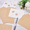 Olycraft 400Pcs 8 Style Kraft Paper Sealing Stickers DIY-OC0008-47-5