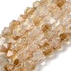 Heated Natural Citrine Beads Strands G-Z119-A37-01-3