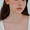 8Pcs 4 Styles Brass Pendants KK-SC0007-20-6