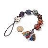 7 Chakra Gemstone Hanging Decorations HJEW-JM00805-03-3