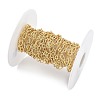Brass Oval Link Chains KK-C251-27G-2