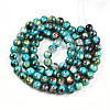 Baking Painted Glass Beads Strands DGLA-N003-10mm-B08-3