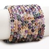 Natural Colorful Fluorite Beads Strands X-G-C261-A01-4mm-2