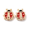 Brass Enamel Beads KK-A277-18G-1