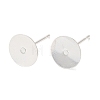 Brass Studs Earrings Finding X-KK-K383-05A-S-1
