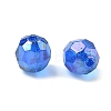Eco-Friendly Transparent Acrylic Beads TACR-PL642-8mm-32-3