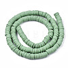 Handmade Polymer Clay Beads Strands CLAY-R089-6mm-050-7
