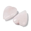 Natural Rose Quartz Pendants X-G-D087-02A-2