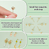 120Pcs 3 Style 304 & 202 Stainless Steel & Brass Ball Post Stud Earring Findings Sets FIND-AR0003-85-4