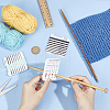 1Pc Acrylic Knitting Needle & Crochet Hook Gauge DIY-BC0006-90-3