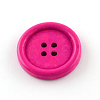 4-Hole Dyed Wood Buttons BUTT-R033-025-2