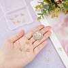 12Pcs 12 Constellations Manual Polishing 304 Stainless Steel Charms STAS-CA0001-83-3