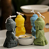 Buddha Statue Shape DIY Candle Food Grade Silicone Molds WG68407-01-2