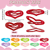 40Pcs 10 Colors Iron Snap Hair Clips PHAR-PH0001-21-2