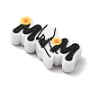 Mother's Day Silicone Focal Beads SIL-G013-01J-2