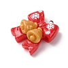 Christmas Opaque Resin Pendants RESI-A049-05C-2