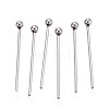 304 Stainless Steel Head Pins STAS-T065-18mm-20P-1