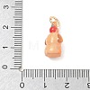 Spray Painted Brass Pendants KK-CBAE20A-01G-G-3