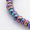 Electroplate Non-magnetic Synthetic Hematite Beads Strands G-J208B-06-1