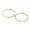 Ring 304 Stainless Steel Hoop Earrings for Women Men EJEW-B049-01G-G-2