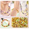 2 Bag Glass Round Beads Set JX547F-5
