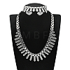 Alloy Chain Necklaces & Stud Earrings & Bracelets Sets FS-WG5EDEB-10-1