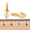 Tibetan Style Alloy Glue-on Flat Pad Bails TIBEP-AB3348Y-G-3