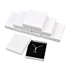 6Pcs Square Cardboard Necklace Box CBOX-YW0001-05E-1